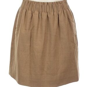 J. Crew Beige Gathered Skirt